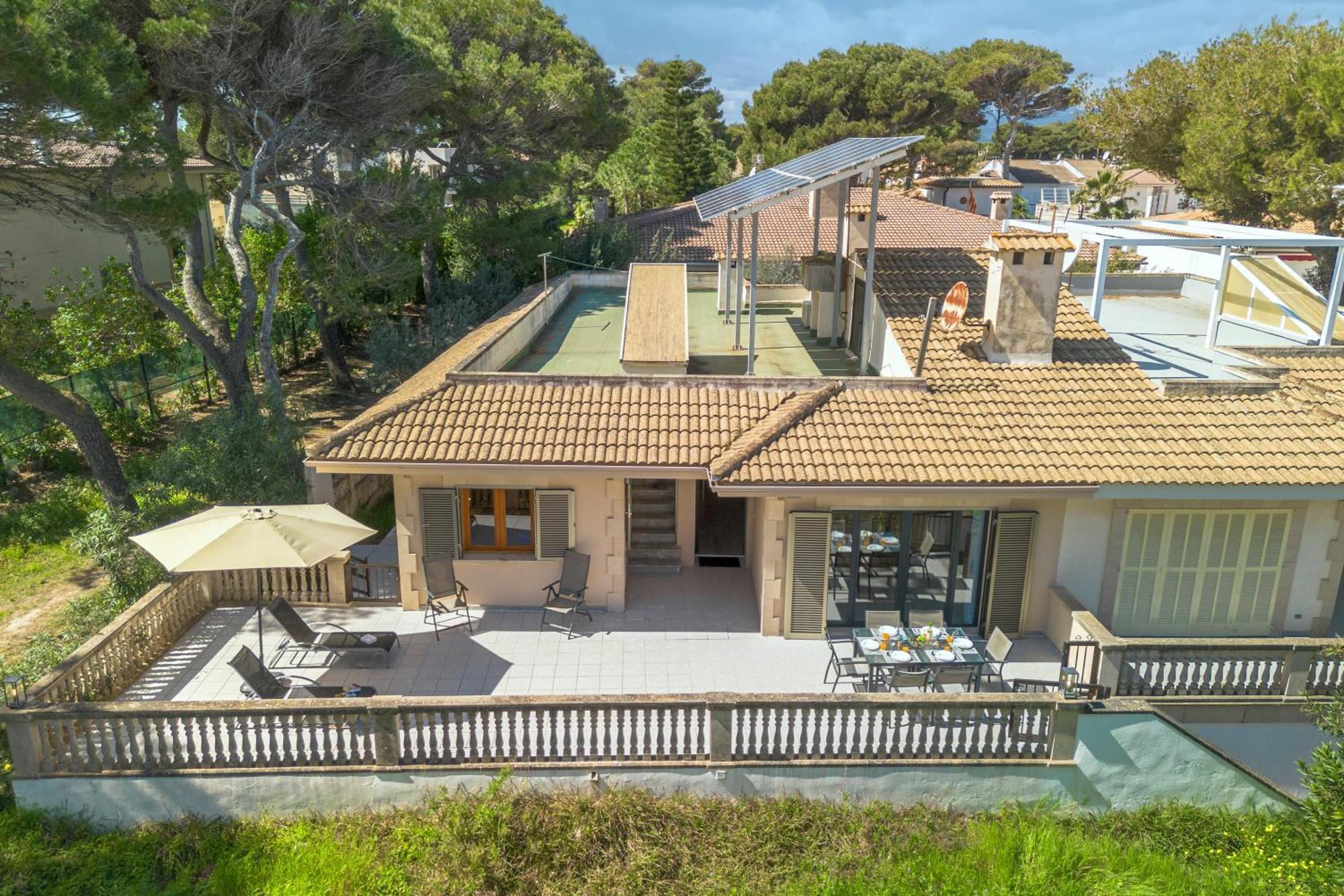 Villa Can Canta Natura Park House At Platja De Muro Beach Exterior photo
